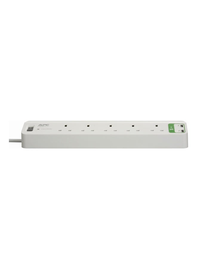 APC حماية من زيادة التيار APC Essential SurgeArrest PM5U-UK 5 مخرج مع USB | 230 فولت المملكة المتحدة - Image 3